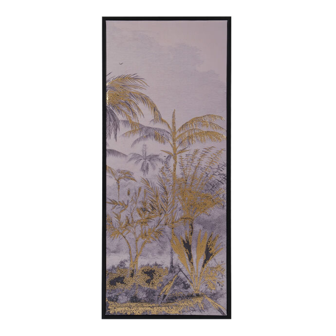 Tpe-1260-3 Altın Varaklı Tablo42X102 Cm