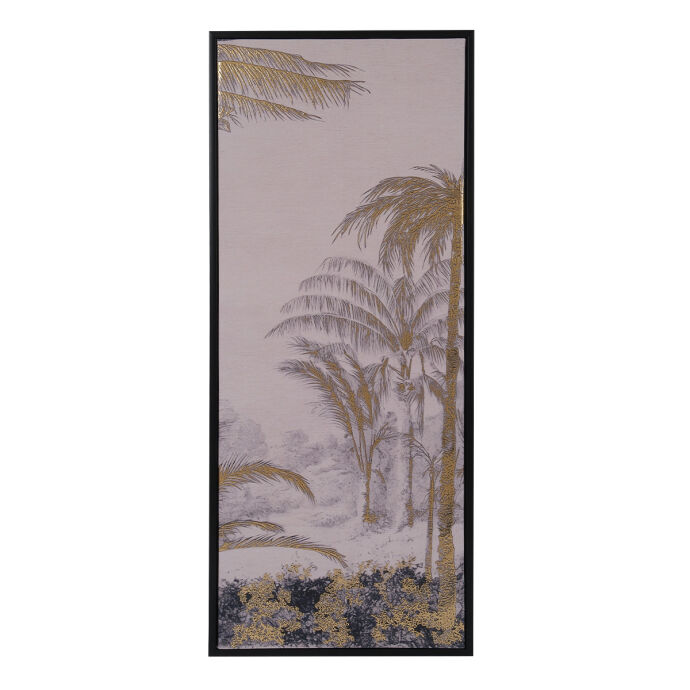 Tpe-1260-4 Altın Varaklı Tablo42X102 Cm