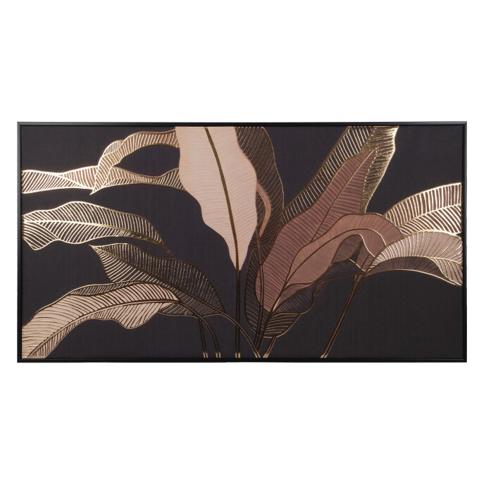 Tpe-1266 Altın Varaklı Tablo140*80 Cm