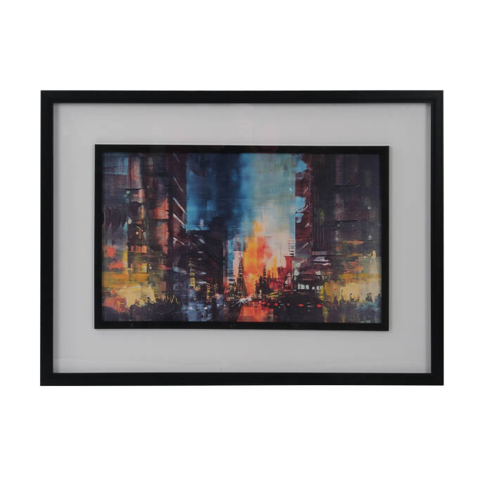 Tpe-1402 Çerçeveli Cam Tablo 54X74 Cm - 1