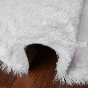 Tüy Dökmez Tavşan Tüyü Halı Beyaz 16 - 3
