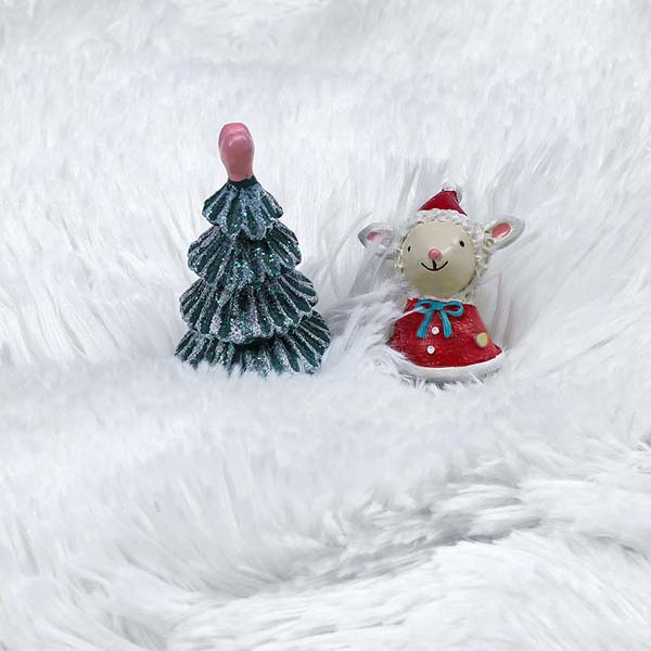 Tüy Dökmez Tavşan Tüyü Halı Beyaz 15 - 2