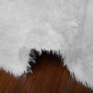 Tüy Dökmez Tavşan Tüyü Halı Beyaz 15 - 3