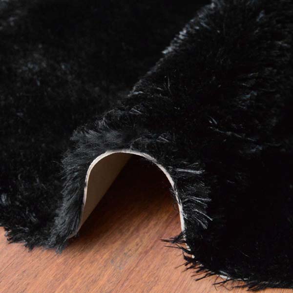 Tüy Dökmez Tavşan Tüyü Halı Siyah 16 - 3