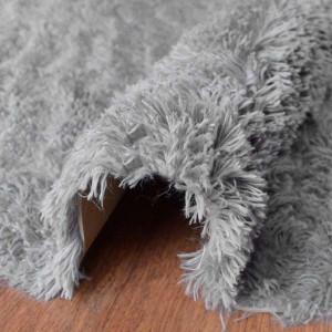 Tüy Dökmez Tavşan Tüyü Post Halı Gri 16 - 3