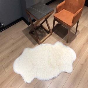 Tüy Dökmez Tavşan Tüyü Post Halı Krem 14 - 1