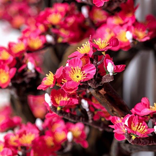 Üçlü Sakura Tablo - Kırmızı - 2