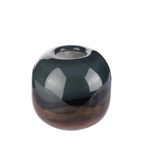 Vazo Brown Cam Amber 14X14X12 Cm - TepeHome