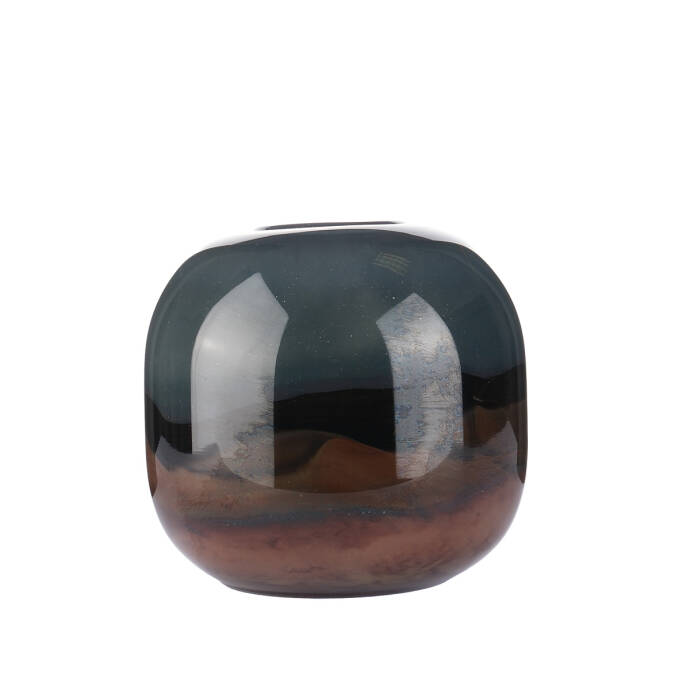 Vazo Brown Cam Amber 14X14X12 Cm - 2