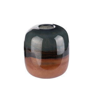 Vazo Brown Cam Amber 17X17X19 Cm - TepeHome