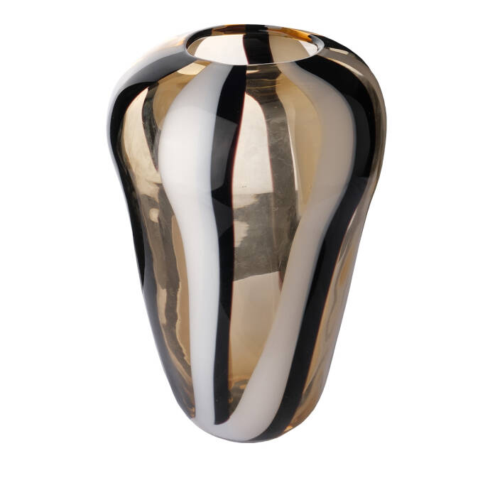 Vazo Cam Renkli Poshe Şeffaf 22X21X33 Cm - 2