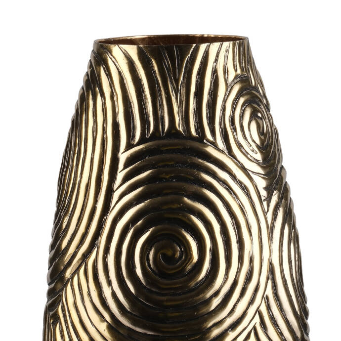 Vazo Girdap Pod Antik Gold 16x16x30 Cm - 2