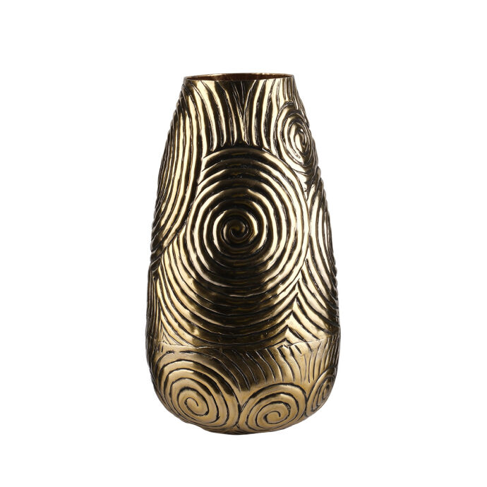 Vazo Girdap Pod Antik Gold 16x16x30 Cm