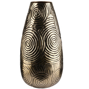 Vazo Girdap Pod Antik Gold 20x20x40 Cm - 1