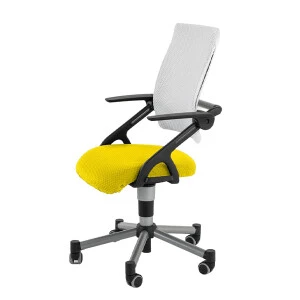 Vega Plus Sandalye Sarı-Beyaz - TepeHome
