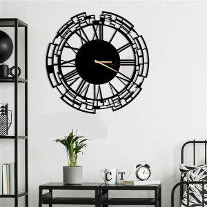 Venezia Metal Duvar Saati 60x60 - 1