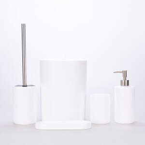 Victoria Banyo Seti Beyaz - TepeHome