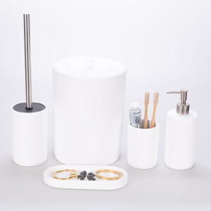 Victoria Banyo Seti Beyaz - TepeHome (1)