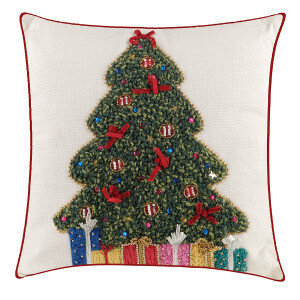 Yılbaşı Çam Ağacı Figürü Kırlent 45X45 - TepeHome