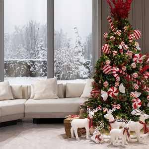 Yılbaşı Işıklı Çam Ağacı 1604 Dal 240 Cm - TepeHome (1)