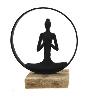 Yoga Yapan Lady Dekoratif Halkada Obje - TepeHome